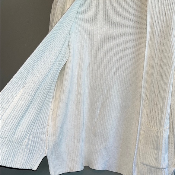 Madewell Women's White Open-Front Cardigan - Picture 4 of 5